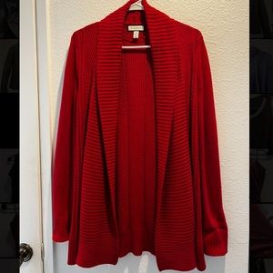 Charter Club Shawl-Collar Open Front Cardigan-XS